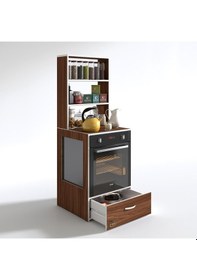 Resim Kenzlife ankastre fırın dolabı gönül cvz 165*60*56 mutfak çekmeceli 