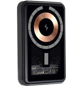 Resim Buff BP13 10000 Mah Magsafe Dijital Göstergeli Standlı Powerbank 