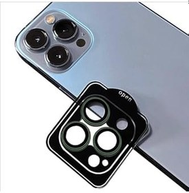 Resim PSR aksesuar (p1460) Koyu Yeşil Zore CL-11 Safir Parmak İzi Bırakmayan Anti-RefCNSive Kamera CNS Kor iPhone 13 Pro Max ile uyumlu 