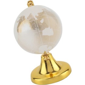 Resim Springsun Altın Kristal Dünya Haritası Küre: Ev Ofis Dekorasyonu, Hediye Ve Fotoğraf Decoru 