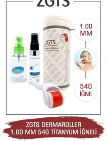 Resim Zgts Dermaroller 1.00 Mm Titanyum 540 Iğneli Derma Roller 