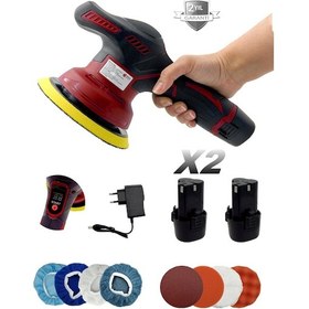 Resim 6 Kademe Devir Ayarlı Pasta Cila Polisaj Zımpara Makinesi Full 
