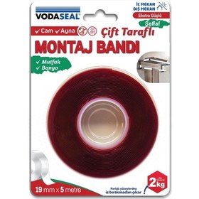 Resim Vodaseal Çift Taraflı Montaj Bandı - 19 MM x 5 Metre 