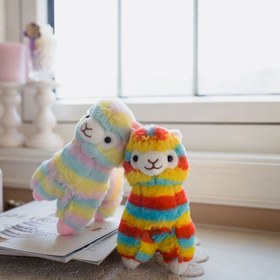 Resim Rainbow Alpaca Doll Plush Toy - Color B / 35CM 