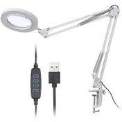 Resim Hallow 64 Led'li Büyüteç Kelepçe Klipsli Işık 8x Büyütme 