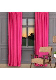 Resim Fuşya Ada Fon Perde Pilesiz Extraforlu Düz Dikim Büzgü Pile-fuşya Fuşya 