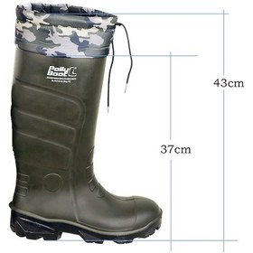 Resim Pollyboot Galaxy VEGA O4 K.Boğazlı K.Haki Çeliksiz PU Çizme 