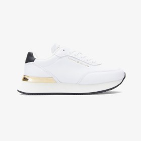 Resim Tommy Hilfiger Chic Fashion Runner Kadın Beyaz Sneaker 