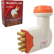 Resim LNB SEKİZLİ (OCTO) GOLD 0.1DB 3D 4K SUNPLUS SP-800 