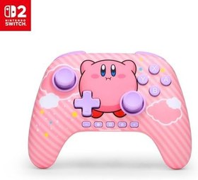 Resim PowerA Advantage Wireless Controller for Nintendo Switch 2 - Kirby Puff, Officially Licensed, Hall Effects, Mappable Buttons, Pro Controller, C Button, Motion Controls 