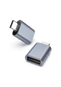 Resim Usb-c To Usb 3.0 Adaptör 2 Li Set Kompakt Mavi Dönüştürücü Yüksek Performanslı Pratik Seti 