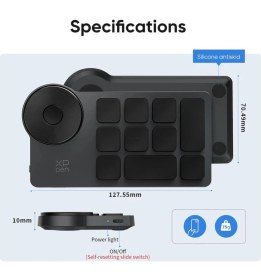 Resim Xp-Pen ACK05 Wireless Kablosuz Kısayol Uzaktan Kumanda-Shortcut Remote 