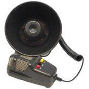 Resim Carub Hko 3 Sesli Mikrofonlu Siren 12v 40w Siyah 