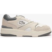 Resim Lacoste Sport Lineshot Hakiki Deri Erkek Bej Sneaker 