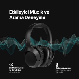 Resim Ttec SoundMax 3 Kulaküstü Kablosuz Bluetooth Kulaklık 2KM150S 