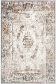 Resim Rovigo Dijital Baskı Yıkanabilir Kaymaz Taban Salon Halısı Rvg0345, Bej, 100 x 200 