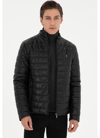 Resim U.s. Polo Assn. Erkek Siyah Deri Mont-kaban 50297251-001 001sıyah 