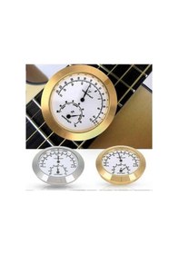 Resim Trendooze Yuvarlak Gitar Keman Higrometre, Müzik Aleti Bakım İçin Nem Ve Sıcaklık Takibi 