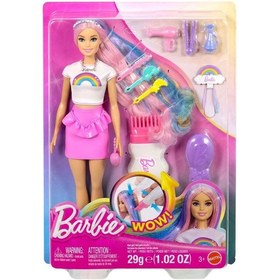 Resim Barbie Gökkuşağı Saçlar Bebekler Jjp07 