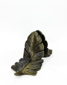 Resim Yaprak Görünümlü Dekoratif Kitap Tutucu 