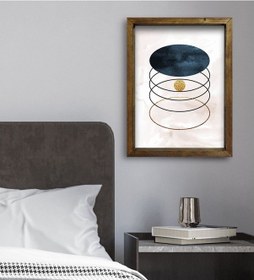 Resim Bk Gift Yatak Odası Konseptli Doğal Masif Ahşap Çerçeveli Tablo 4 (551112396) 