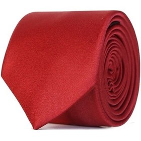 Resim Morven Erkek Bordo Basic Kravat Bordo 