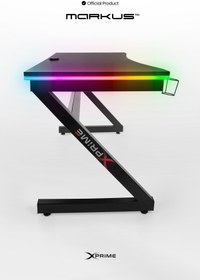 Resim XPRİME Markus Rgb Ledli Oyuncu Masası 140 Cm 