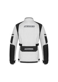 Resim Motoanl Motosiklet Kadın Montu 4 Mevsim Uzun Oxford 600-d Dayanıklı Kumaş Women Motor Mont Grey 