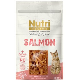 Resim Nutri Feline Somonlu Ve Catnipli Kedi Ödül Maması 50gr 