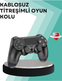 Resim Ceylan Adam Kablosuz Ps4 Oyun Kolu Çift Titreşimli Motor, Uzun Pil Ömrü Ve Hassas Kontrol 