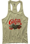 Resim BLUU Chopper Fitness Gym Tank Top Sporcu Atleti 