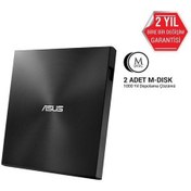 Resim Asus 8x Zendrıve Sdrw-08u7m-u Usb 2.0 Slim Harici Dvd Yazıcı Siyah-115961 