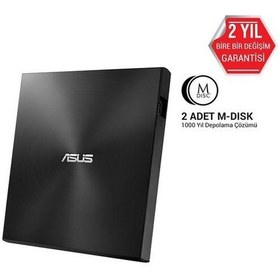 Resim Asus 8x Zendrıve Sdrw-08u7m-u Usb 2.0 Slim Harici Dvd Yazıcı Siyah-115961 