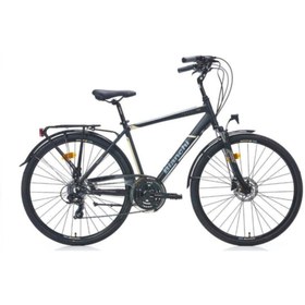 Resim Bianchi Travel 506 Erkek Şehir Bisikleti 520h Hd Fren 28 Jant 21 Vites Mat Siyah-bej Gri 