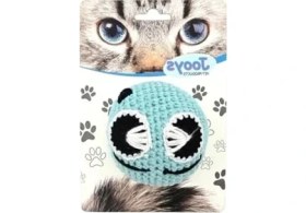 Resim Amigurumi Kedi Oyuncağı - Turkuaz Emoji Tasarım 