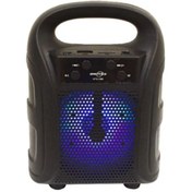Resim İklimStore Tutmalı Mini Hoparlör Işıklı Taşınabilir Bluetooth Wireless Radyolu Sd Kart v - Mi5450-3660 
