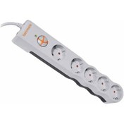 Resim Tunçmatik Powersurge 5'li Beyaz Enerji Korumalı Priz 