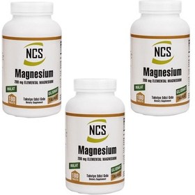 Resim Ncs Magnesium Malat Glisinat Taurat 180 Tablet 3 Adet 