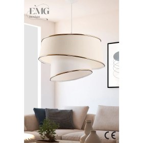 Resim Manolya Modern Kumaş Başlıklı 2 Katlı Yatak Odası Çocuk Odası Salon Mutfak Hol Avize 