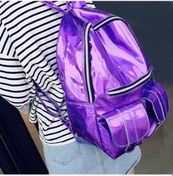 Resim Luckydog Lebıhmurah Wbp1520 Kadın Sırt Çantası Moda Hip-hop Sırt Çantası Okul Çantası Havalı Kızlar Gençler İçin Uygun Mor Si Siyah 