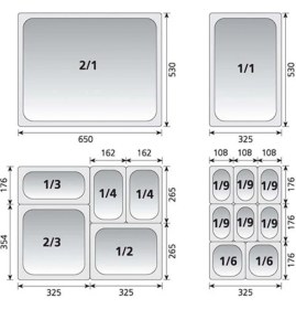 Resim Bilge Gastronom Küvet - Gn 1/1*200 Standart Küvet 