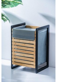 Resim Acar Vika Bambu Çamaşır Sepeti Jnw-07987 Ahşap 