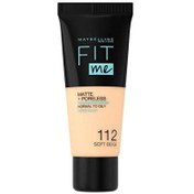 Resim Maybelline new york fit me matte+poreless fondöten - 112 soft beige 
