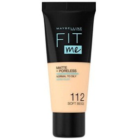 Resim Maybelline new york fit me matte+poreless fondöten - 112 soft beige 