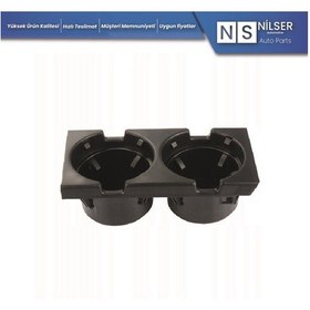 Resim Bmw E46 Bardaklık Orta Konsolda Siyah 1998-2005 