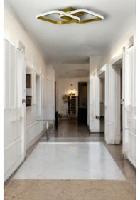 Resim Kira Eskitme Renk Salon - Mutfak - Hol Beyaz Led 2 Li Avize Eskitme 