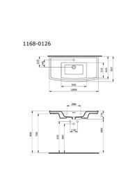 Resim Bocchi Classico Lavita Asma Lavabo Beyaz - 1168-001-0126 Beyaz 