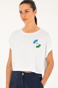 Resim U.S. Polo Assn. Kadın Çağla Tişört 50323529-VR016 