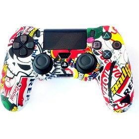 Resim Playstation 4 Desenli Kol Koruyucu Silikon Kılıf 2p4 
