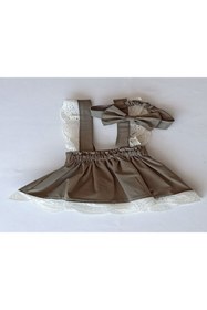 Resim moms and babies Askılı Kız Bebek Etek 